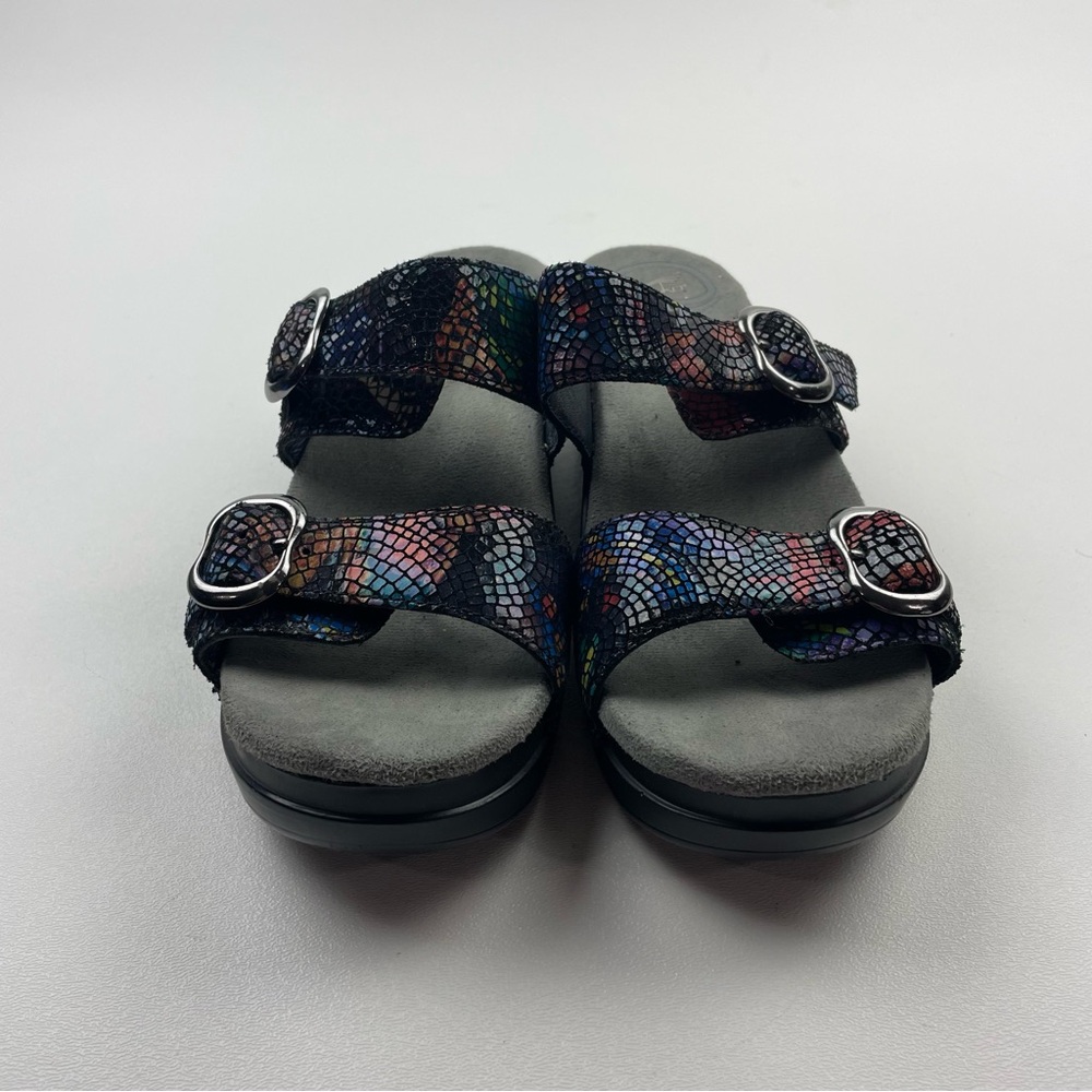 Dansko Sophie Spotted Glitter Sandals Clog Platform Size 38 7.5-8 - Picture 2 of 9